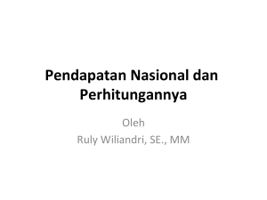 Pendapatan Nasional dan Perhitungannya