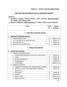 Bahan 1 – Urutan dan Kerangka Kuliah URUTAN