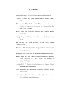 DAFTAR PUSTAKA Brata, Sumadi Surya. 1983. Metodologi