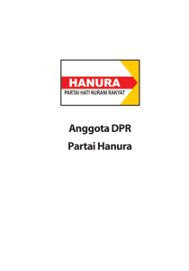 Buku DPR Hanura.pmd