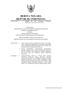 BERITA NEGARA REPUBLIK INDONESIA