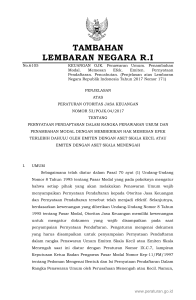 TAMBAHAN LEMBARAN NEGARA R.I