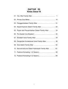 DAFTAR ISI Kelas Dasar III