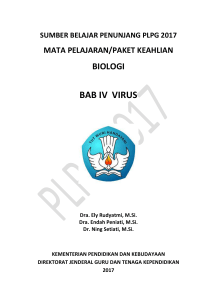 bab iv virus - Sertifikasi Guru Rayon UNS