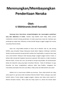 Merenungkan/Membayangkan Penderitaan Neraka