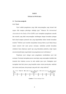 6 BAB II TINJAUAN PUSTAKA 2.1 Nyeri dan