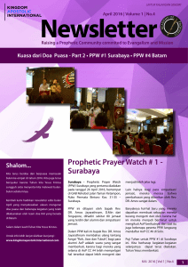 Prophetic Prayer Watch # 1 - Surabaya