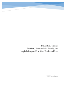 Pengertian, Tujuan, Manfaat, Karakteristik, Prinsip, dan