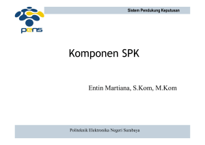 Komponen SPK - Politeknik Elektronika Negeri Surabaya