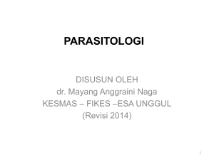 parasitologi - Digilib Esa Unggul