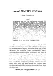 jsh Jurnal Sosial Humaniora, Vol 8 No.1, Juni 2015 69