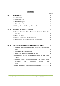 DAFTAR ISI Halaman BAB I BAB II BAB III PENDAHULUAN