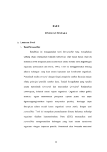 BAB II TINJAUAN PUSTAKA A. Landasan Teori 1