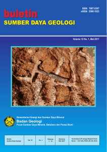 Buletin Sumber Daya Geologi