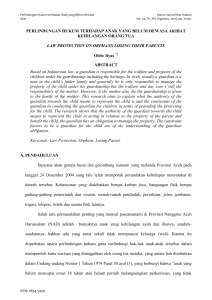 Perlindungan Hukum terhadap Anak yang Belum