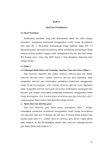 BAB IV Hasil dan Pembahasan 4.1 Hasil Penelitian Berdasarkan