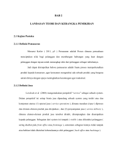 BAB 2 LANDASAN TEORI DAN KERANGKA PEMIKIRAN