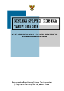 rencana strategi (renstra) tahun 2015-2019