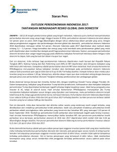 Outlook Perekonomian Indonesia 2017 Tantangan