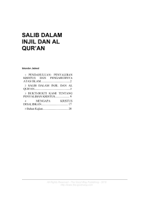 salib dalam injil dan al qur`an