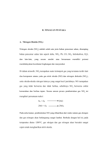 (NOx) Nitrogen oksida (NOx)