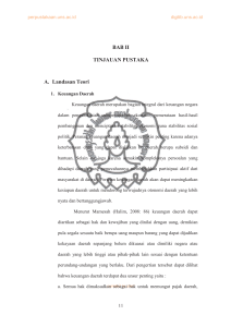 BAB II TINJAUAN PUSTAKA A. Landasan Teori