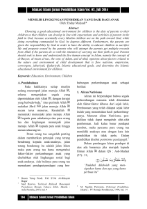 Edukasi Islami Jurnal Pendidikan Islam Vol. 03, Juli 2014