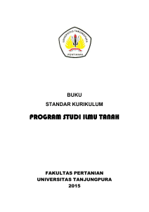 program studi ilmu tanah