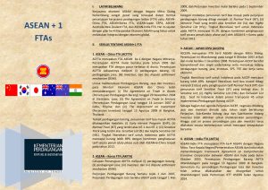 ASEAN + 1 FTAs - AEC Center
