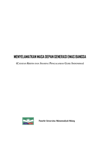 Bab 1.p65 - Research Report - Universitas Muhammadiyah Malang