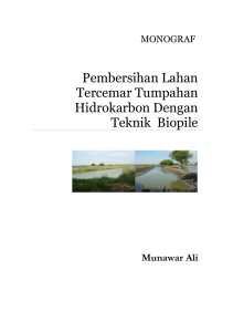 Pembersihan Lahan Tercemar Tumpahan Hidrokarbon Dengan