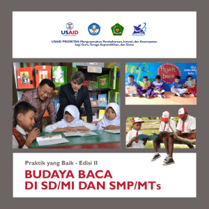 BUDAYA BACA DI SD/MI DAN SMP/MTs