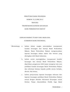 peraturan bank indonesia nomor 15/3/pbi/2013 tentang
