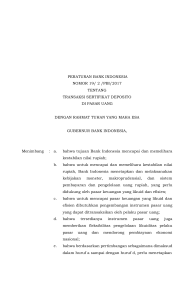 peraturan bank indonesia nomor 19/ 2 /pbi/2017 tentang transaksi