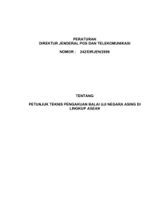 242/dirjen/2006 tentang petunjuk teknis pengakuan balai uji