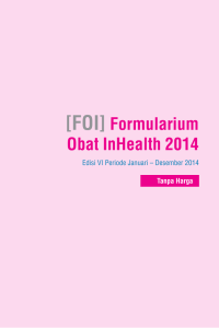 [FOI] Formularium Obat InHealth 2014