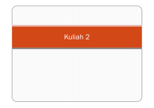 Kuliah 2 (Urgensi Pertanian Konservasi)