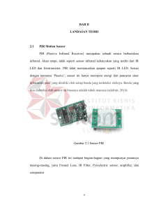 BAB II LANDASAN TEORI 2.1 PIR Motion Sensor PIR (Passive