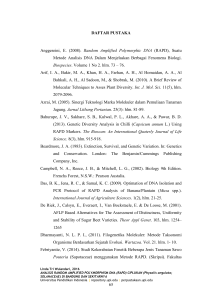 Random Amplified Polymorphic DNA (RAPD)