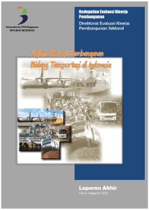 Kajian Evaluasi Pembangunan Bidang Transportasi di
