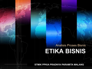 etika bisnis - Staffsite STIMATA
