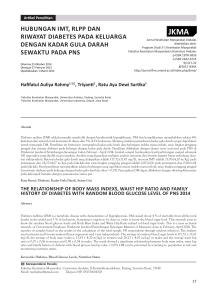 JKMA JKMA - Jurnal Kesehatan Masyarakat Andalas