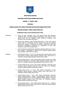 4 Tahun 2009 - BPK Perwakilan Provinsi Kepulauan Bangka Belitung
