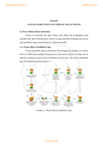 BAB III ANALISA KEBUTUHAN DAN PERANCANGAN SISTEM 3.1