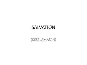 salvation - Gereja Bukit Zaitun