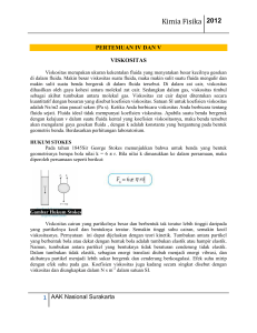 Kimia Fisika - AAK Nasional Surakarta
