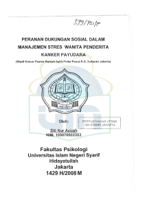 Fakultas Psikologi Jakarta - UIN Repository