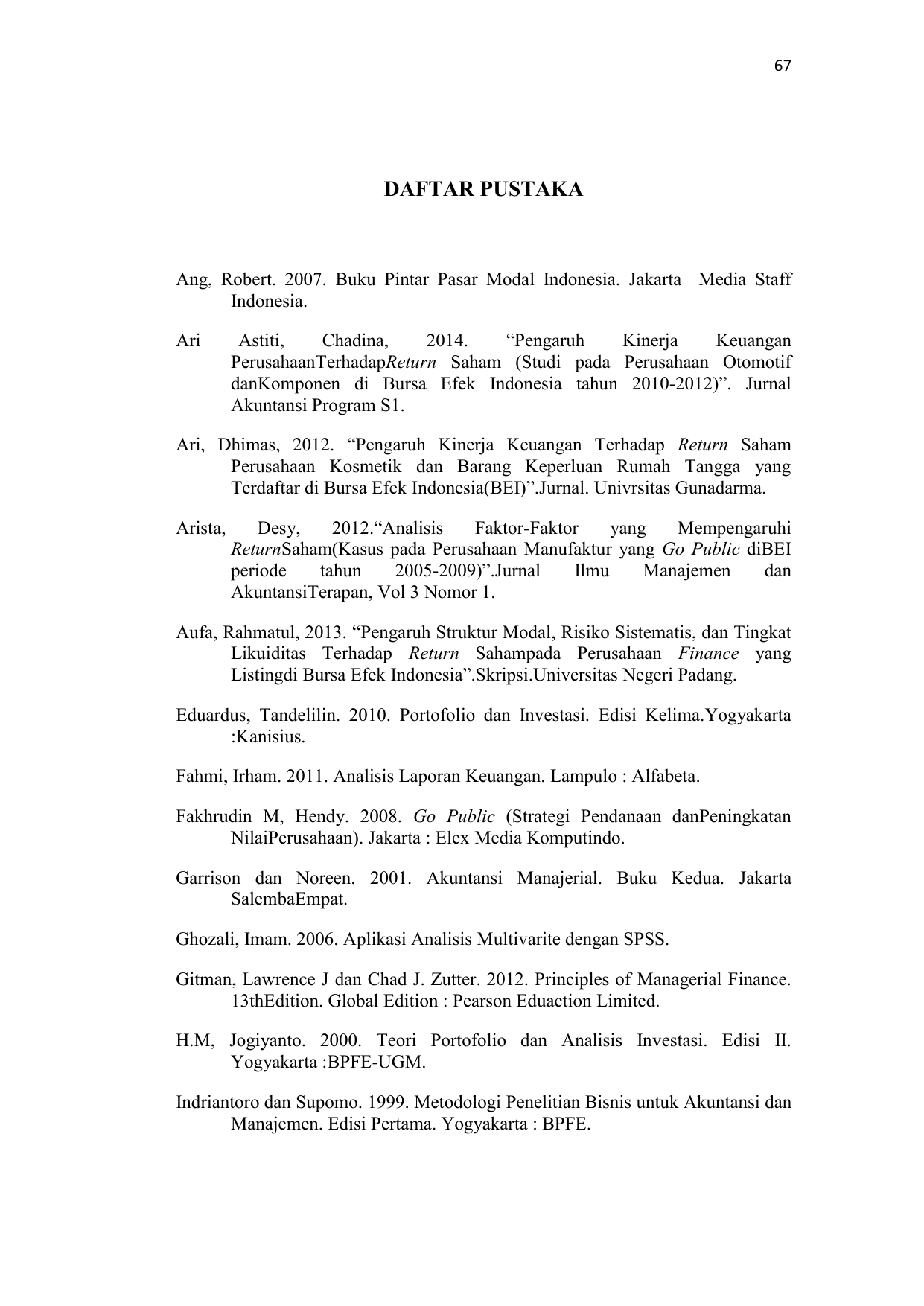 daftar pustaka UMY Repository