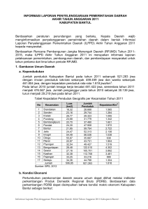 INFORMASI LAPORAN PENYELENGGARAAN PEMERINTAHAN