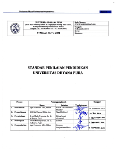 Standar Penilaian Pendidikan